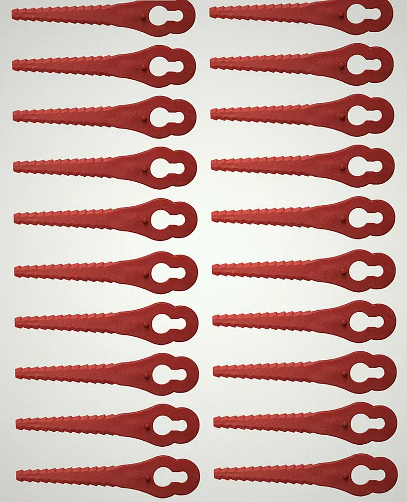 20 Ersatzmesser f. Akku Rasentrimmer 58598 58599 95781 95779 Orig. GÜDE 95558586