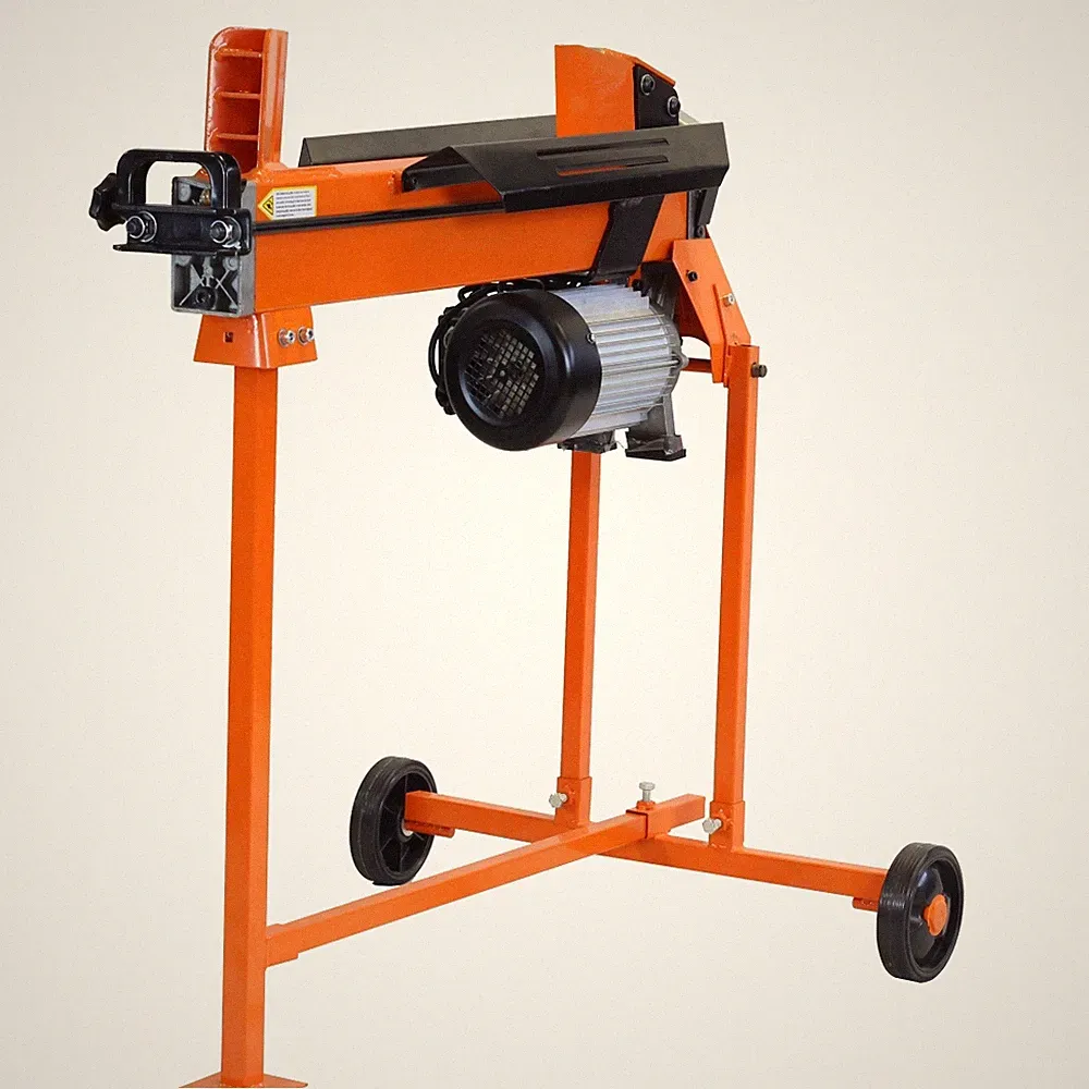7 Tonnen Schwerlast Elektrischer Holzspalter Hydraulischer Holzschneider mit Ständer DuoBlade