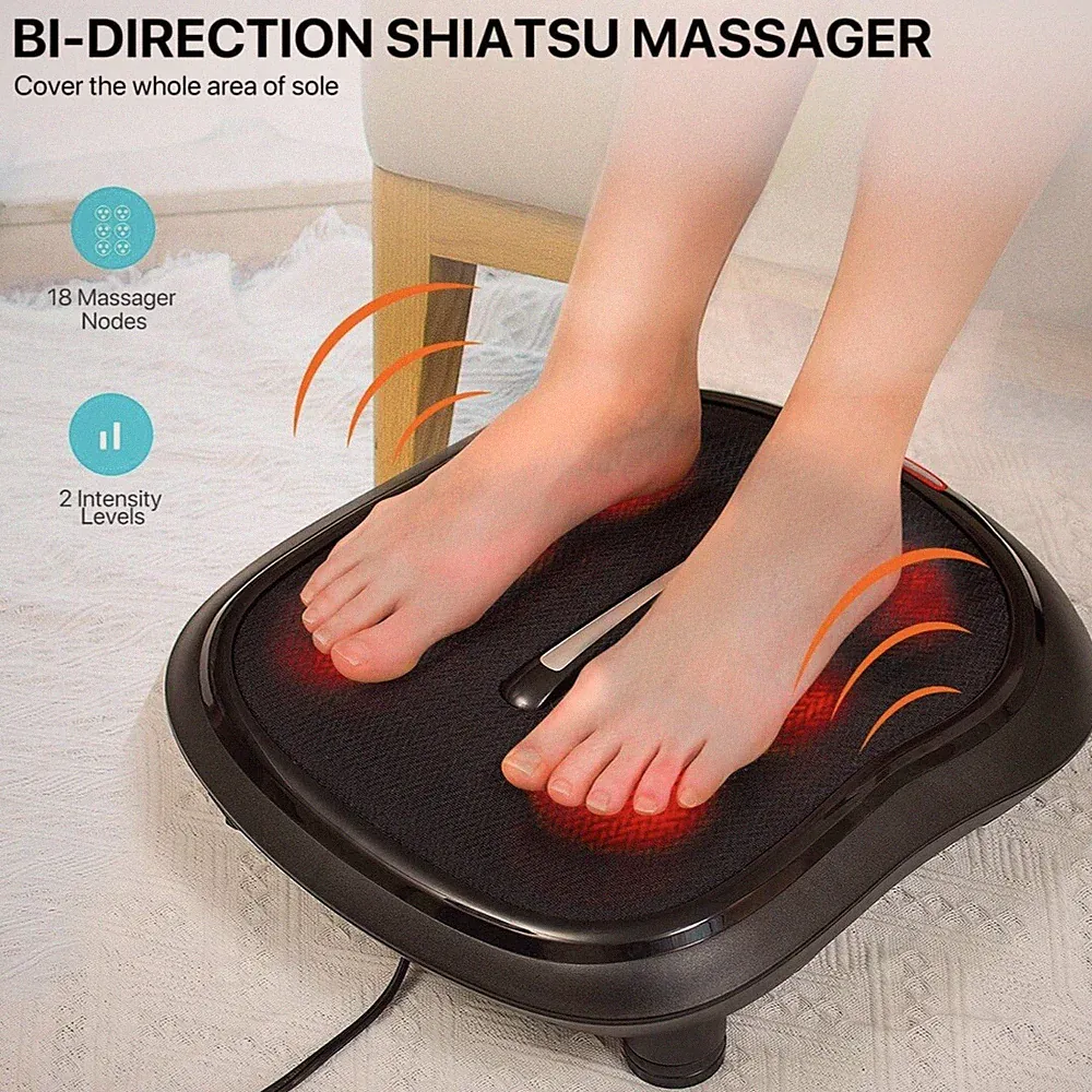 Alljoy Shiatsu Fußmassagegerät elektrisch mit Wärmefunktion Kneten, Durchblutung