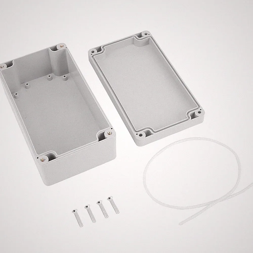 Anschlussdose ABS Elektrisch Verteilerkasten Kunststoff IP65 15,8x9x6cm Grau