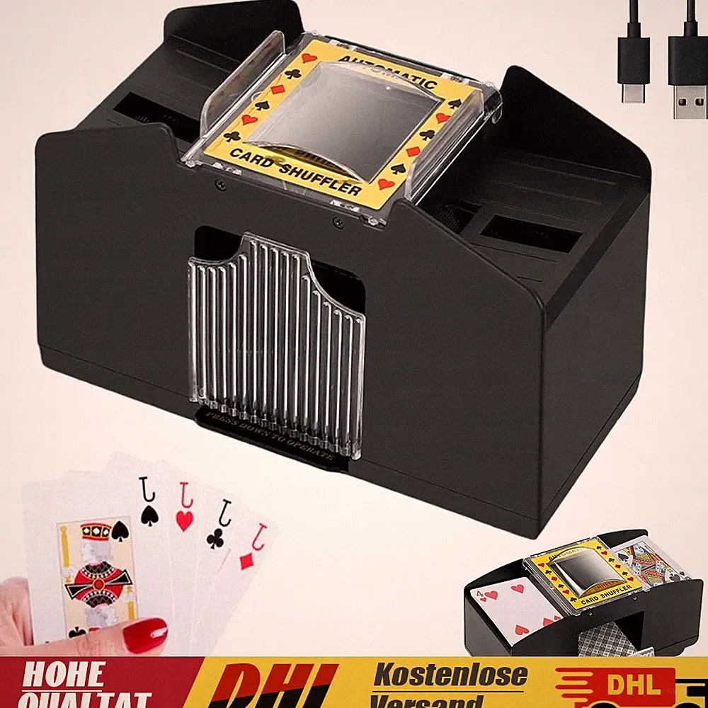 Automatischer Elektrischer Kartenmischer für Poker Texas Hold'em UNO Blackjack