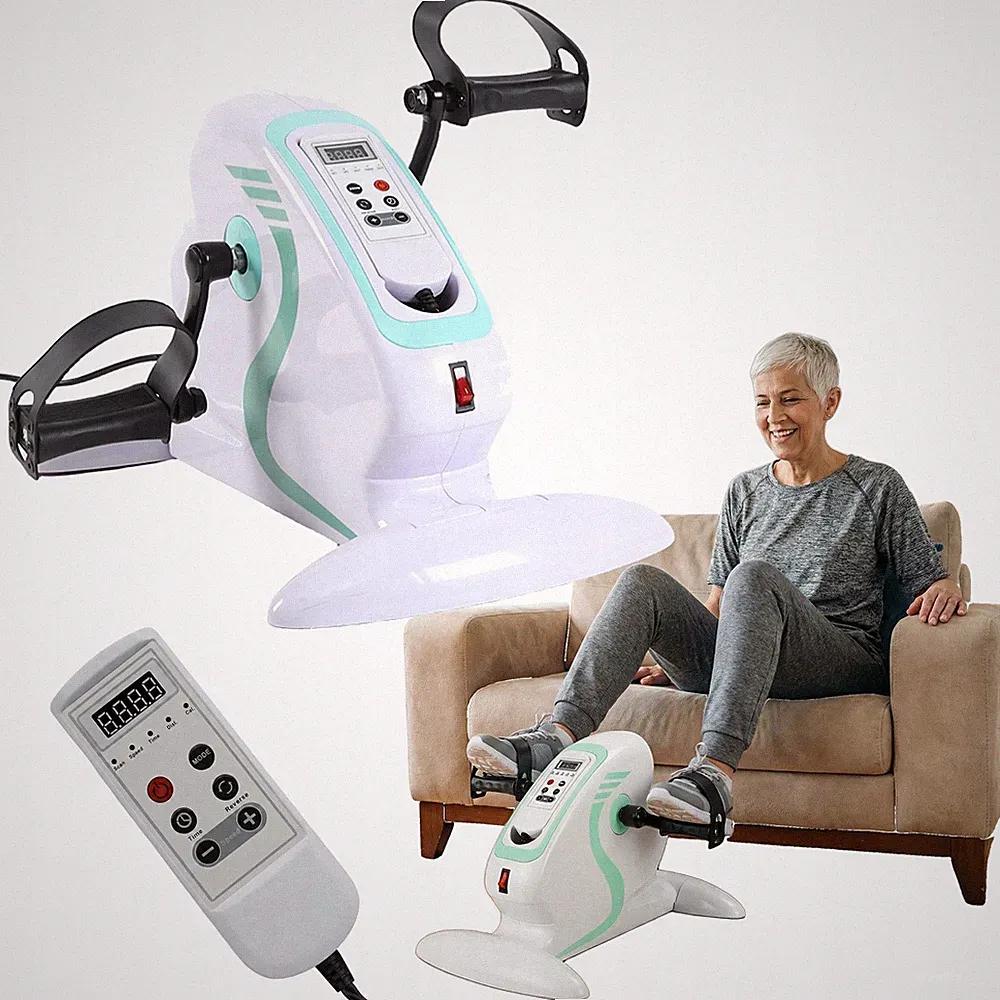 Bewegungstrainer elektrisch 70W Arm- & Beintrainer Pedaltrainer Fernbedienung