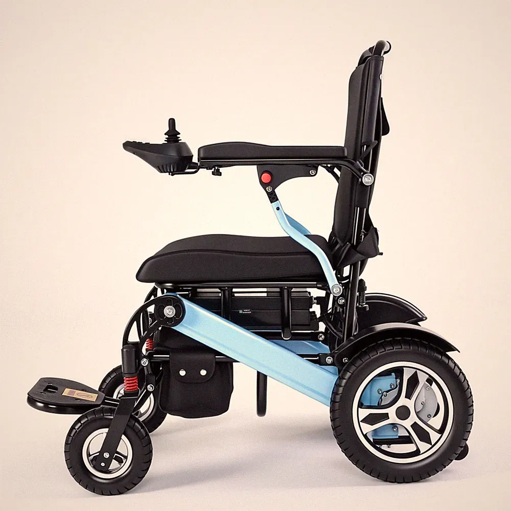 Breiter elektrischer Geländerollstuhl für Erwachsene –Sitzbreite 68 cm,faltbar