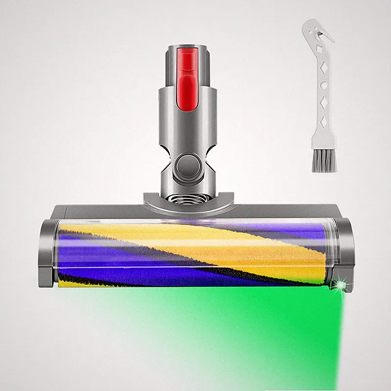 E.LUO Elektrische Bürste für Dyson V7V8 V10 V11 V15 Staubsauger mit Grünes Licht