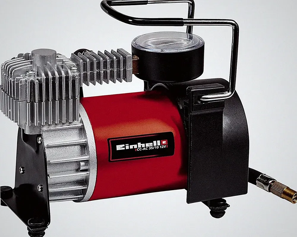 Einhell 2072121 Kompressor CC-AC 35/10 12V Druckluft 10bar Autoreifen Fahrrad