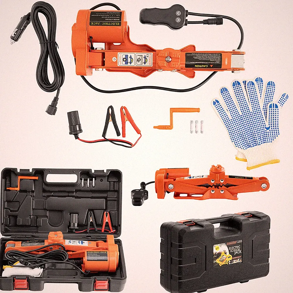 Elektrisch Wagenheber Doppelköpfe Autoheber Rangierwagenhe Auto 12V 3000 kg 3T