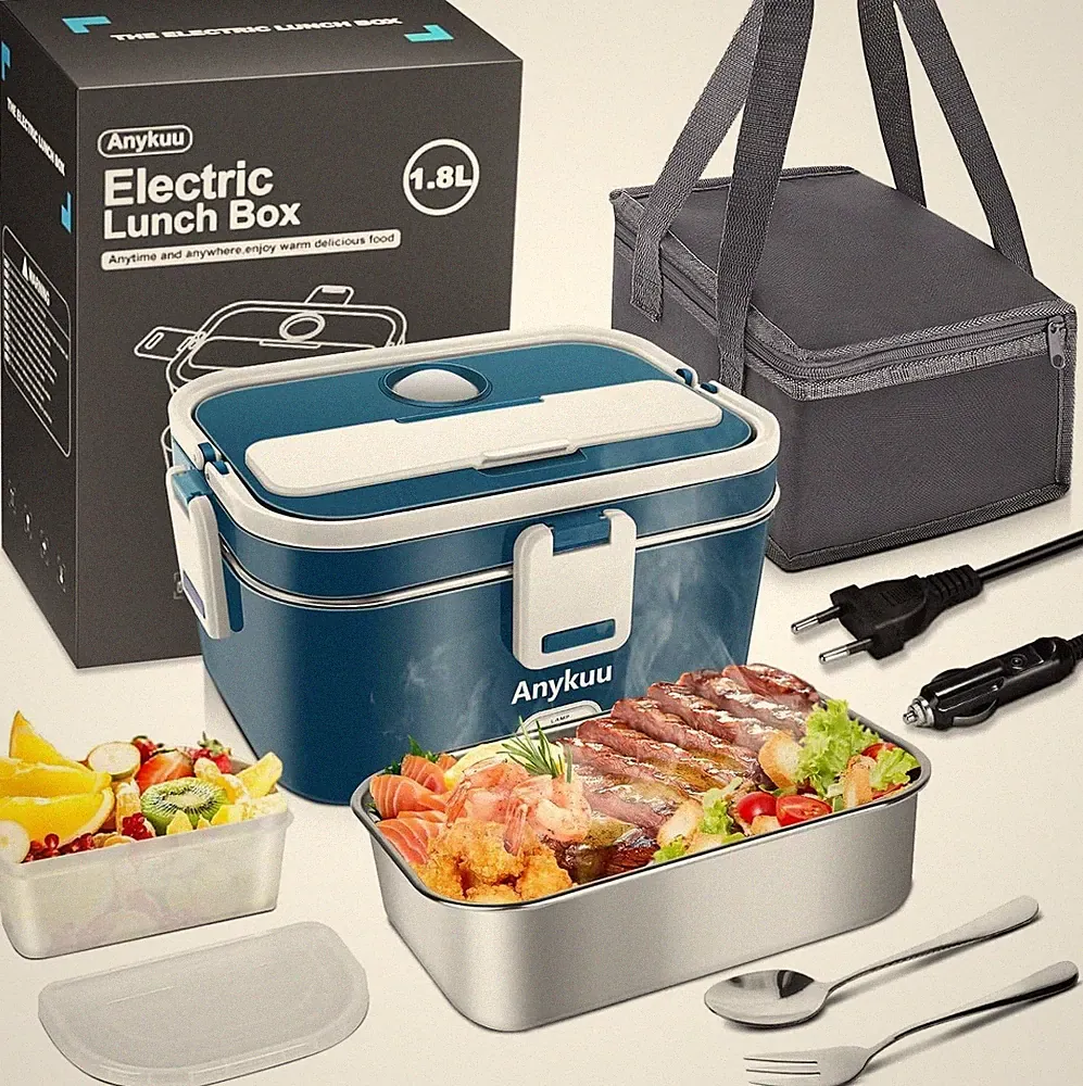 Elektrische Lunchbox 100W 1,8L 3-in-1 12
