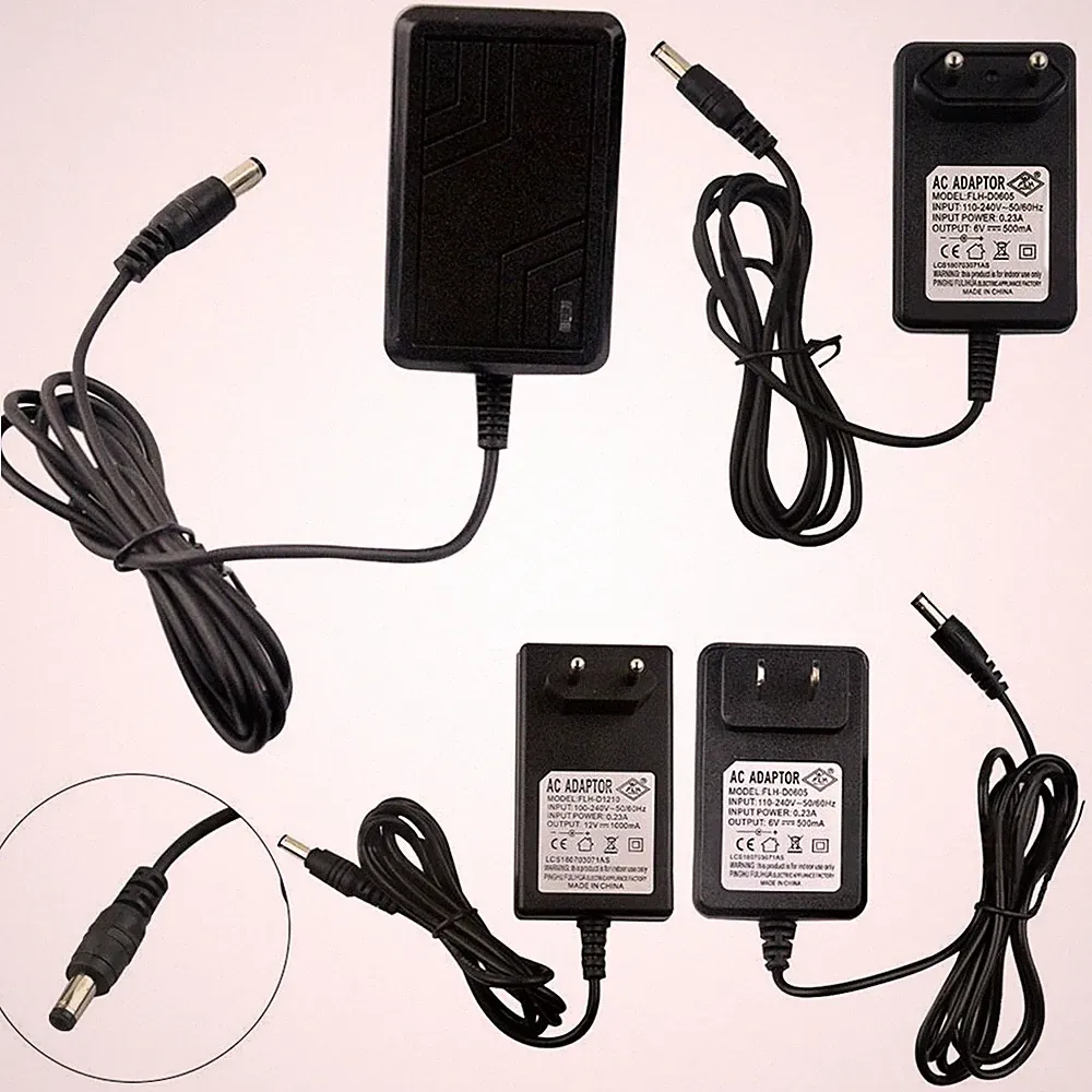 Elektrische Motoren Ladeger?t FLH-D0605 FLH-D1210 Schwarz Stromadapter