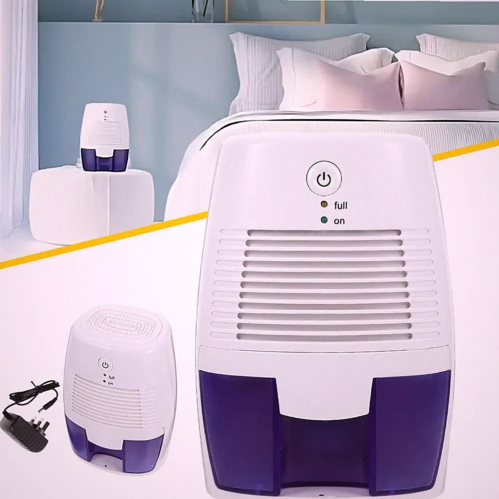 Elektrischer Luftentfeuchter Tragbar Ultra Leise Raumentfeuchter Dehumidifier