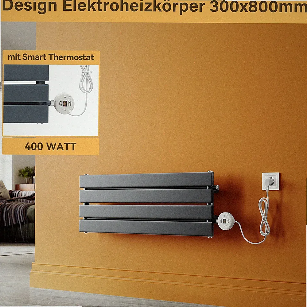 Elektro Heizkörper Einlagig Heizkörper Klein Flachheizkörper Mit Heizstab WLAN