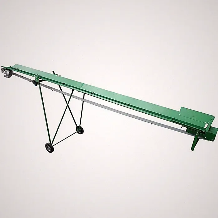 Förderband Transportband 7,5 m für Brennholz Holzförderer elektrisch 230 V NEU