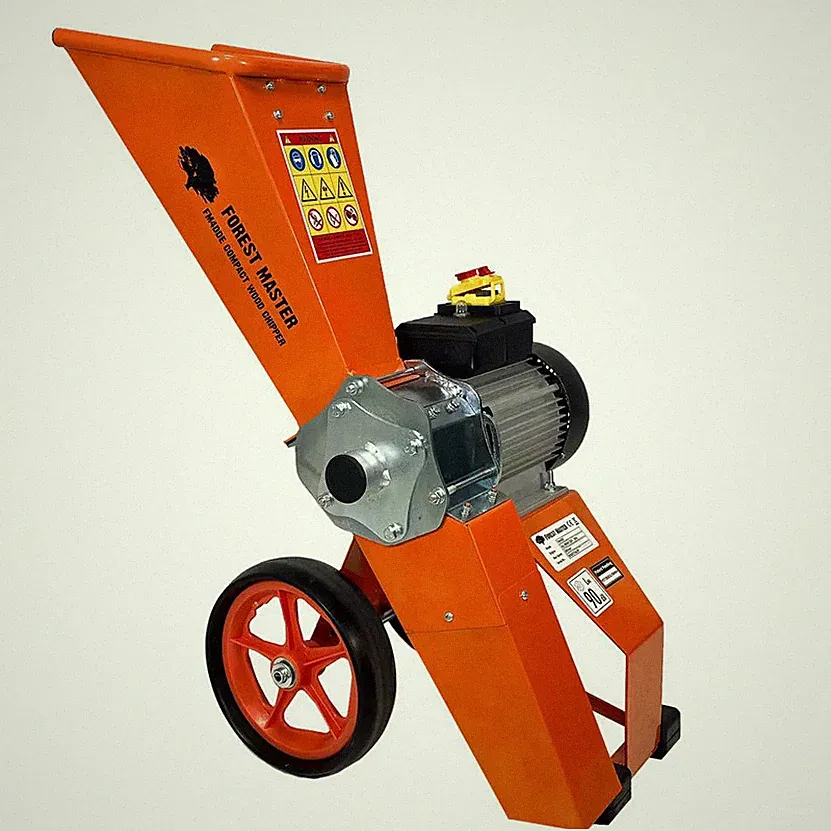 Forest Master FM4DDE-MUL 3-in-1 Elektro Holzhäcksler, Schredder & Mulcher