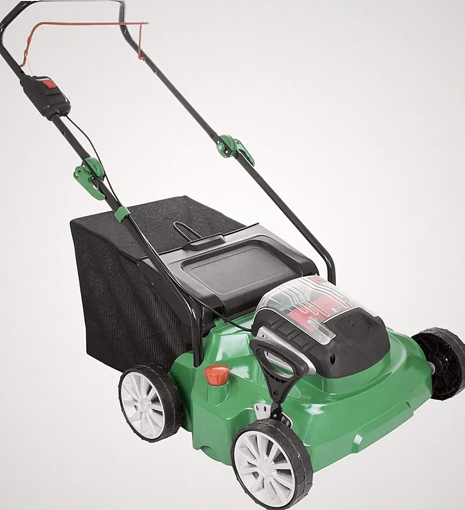 GÜDE Vertikutierer Akku 40V elektro Rasenlüfter elektrisch 400/40-0 S 2in1 Solo