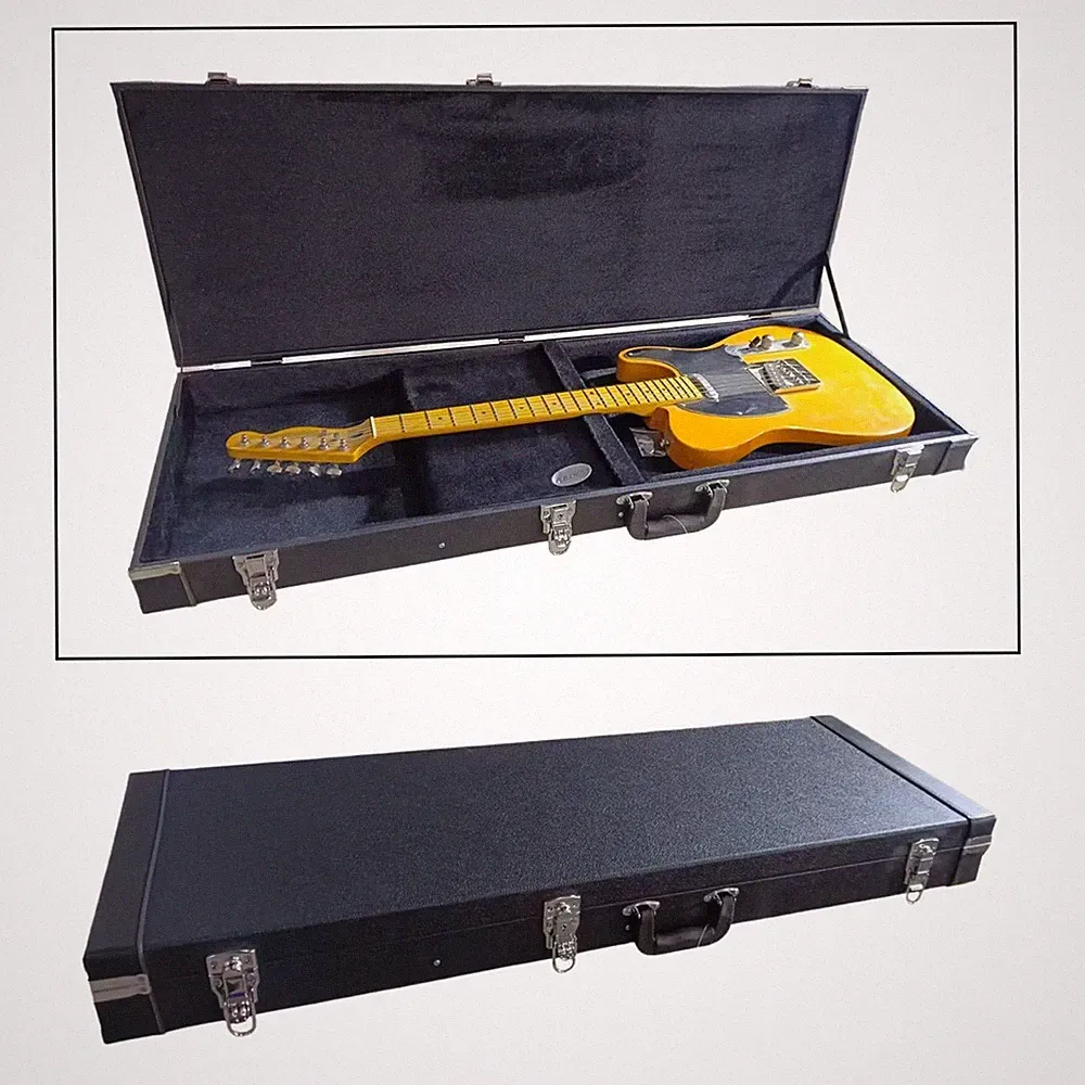 Hartschalenkoffer für E-Gitarre mit Reißverschluss, Studio- und Trainingsbox