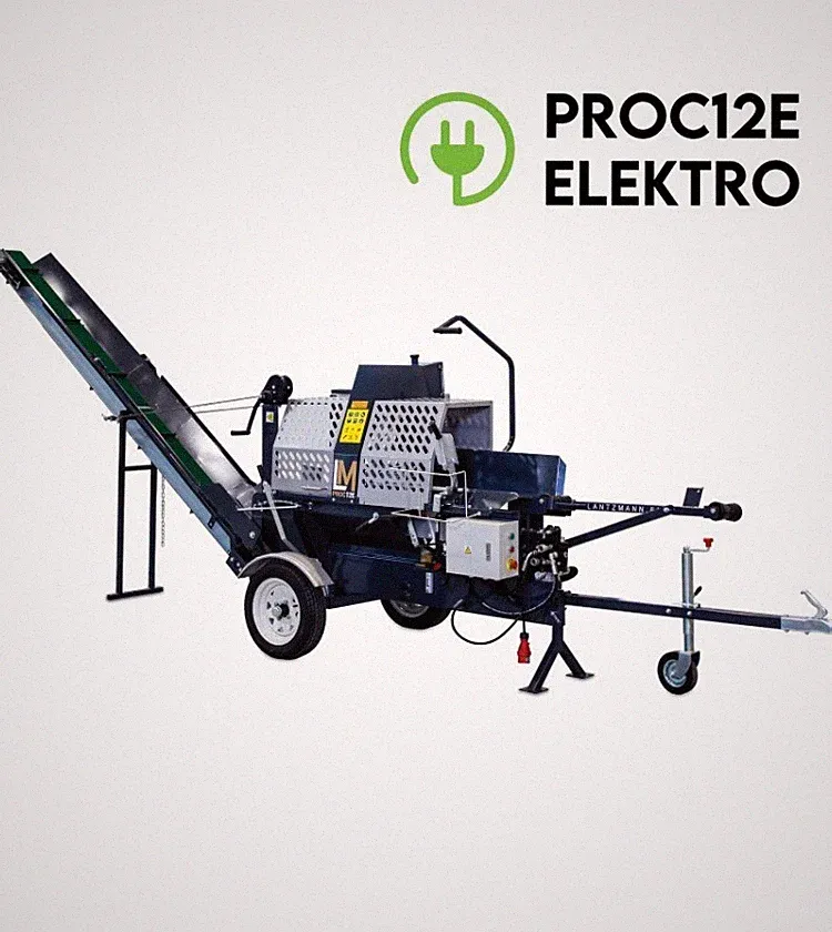 HOLZVERARBEITER Holzspalter elektrisch Sägespaltautomat 12T PROC12E