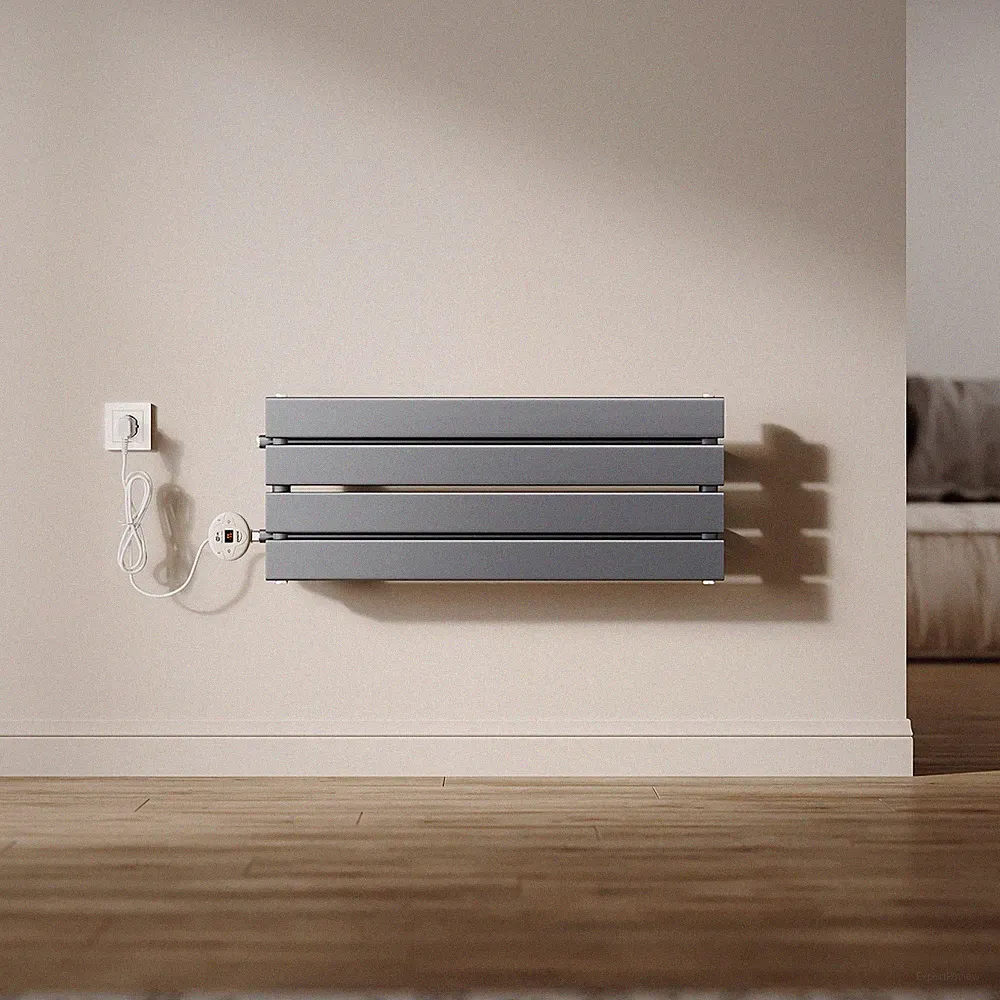 Klein Elektro Heizkörper Mit WIFI Thermostat Flachheizkörper Horizontal/Vertikal