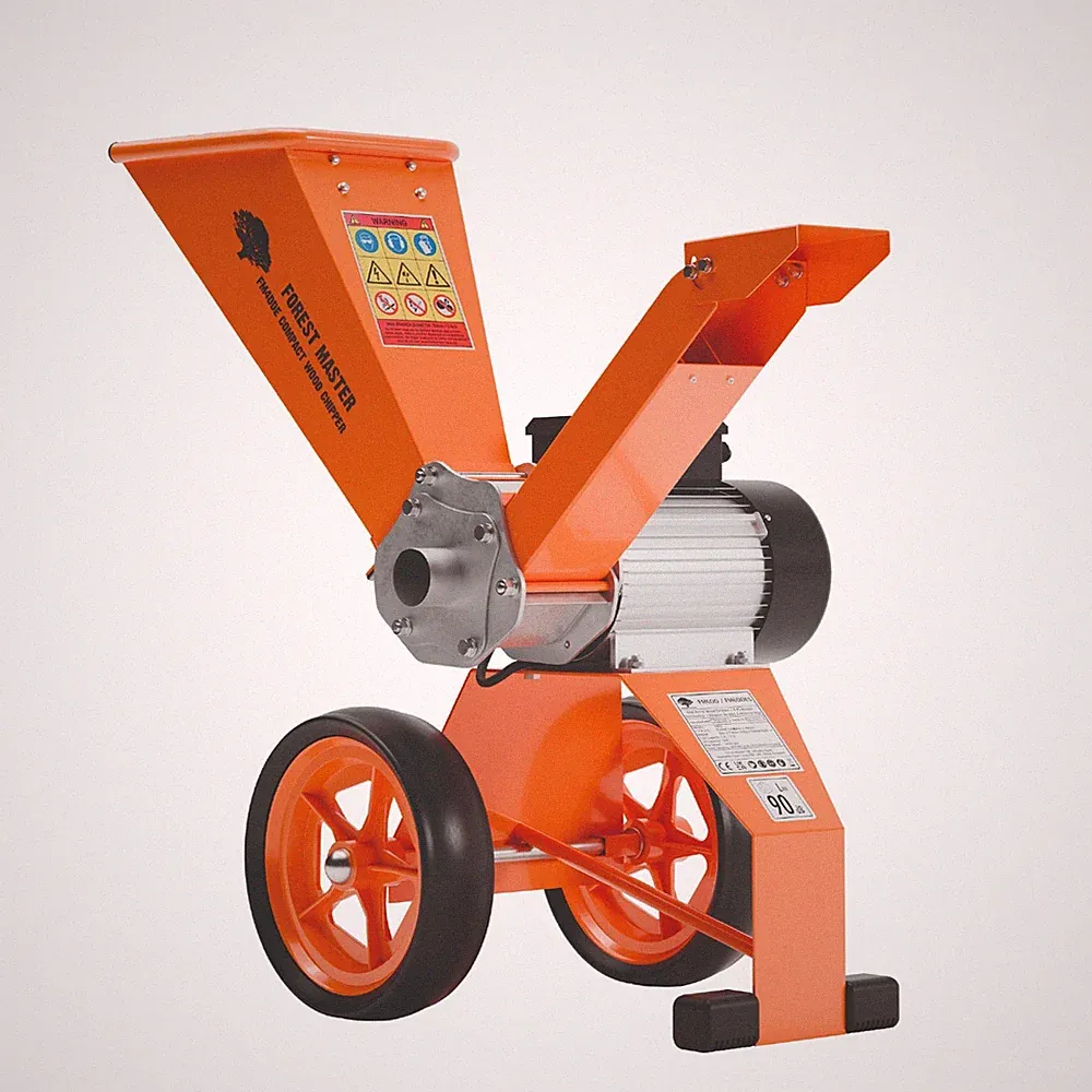 Kompakter Garten Selbsteinzug Elektro Holzhäcksler Schredder 2800W, Späne bis 50mm