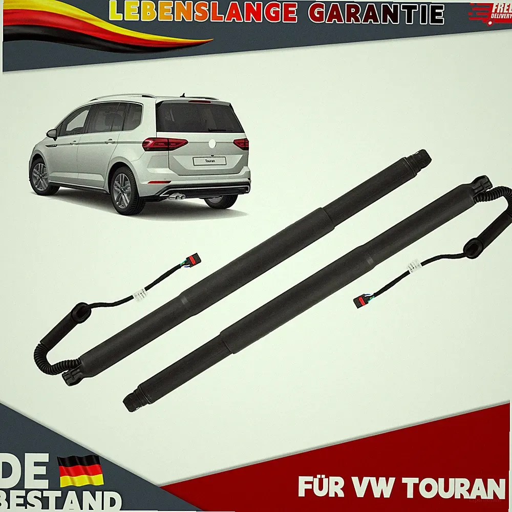 L+R Elektrische Heckklappe Gasdruckfeder Lifter Für VW Touran 5T1 5TA827851