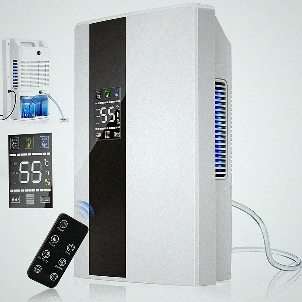 Luftentfeuchter Elektrisch 2200ml Raumentfeuchter 30m² Luftentfeuchtungsgerät DE