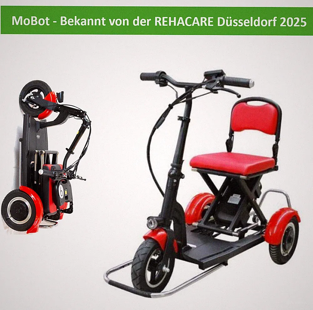 Mobot Light - 3Rad - Mobilitätshilfe - Seniorenmobil - Elektroscooter - Klappbar