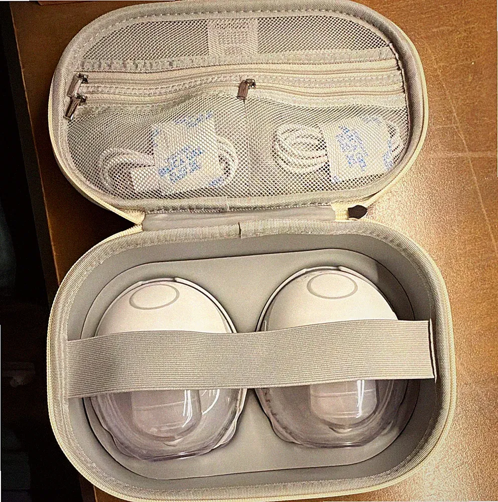 Momcozy M6 Mobile Style doppelte elektrische Milchpumpe handfrei batteriebetr.