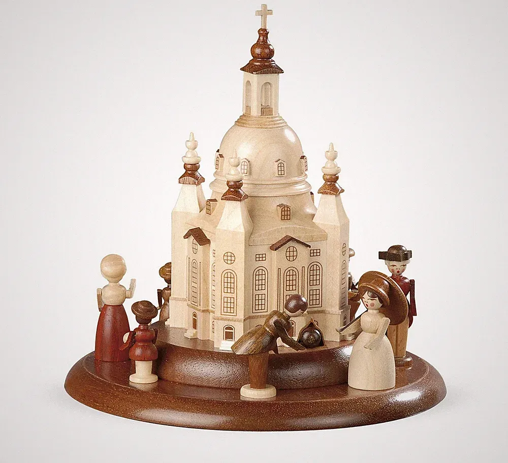 Motivplattform für elektr. Spieldosen Historische Figuren an der Frauenkirche"