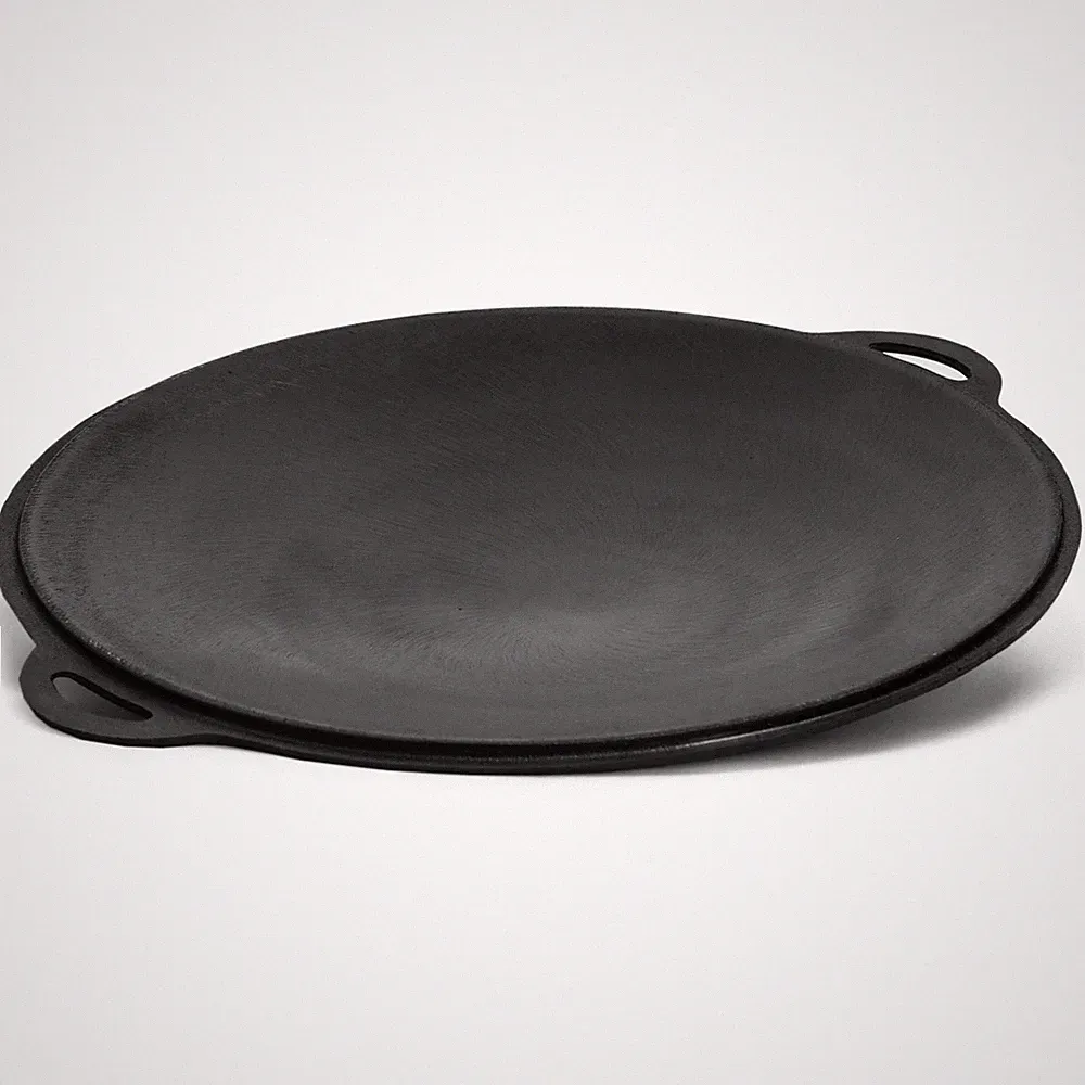Ø55cm Sadge Gusseisen Grillpfanne Sac-Pfanne Grillplatte Feuerschale Plancha Saj