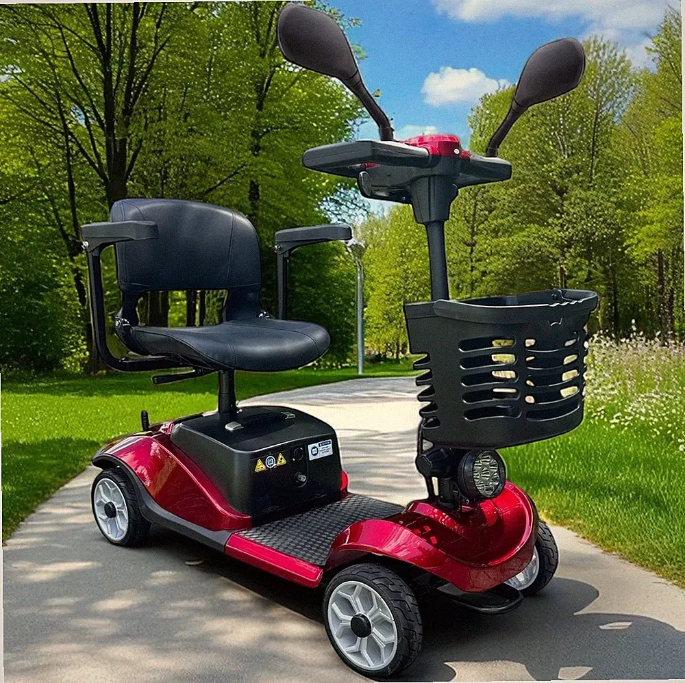 Seniorenmobil E-Scooter 4-Rad Elektroroller Seniorenmobil 20km Reichweite
