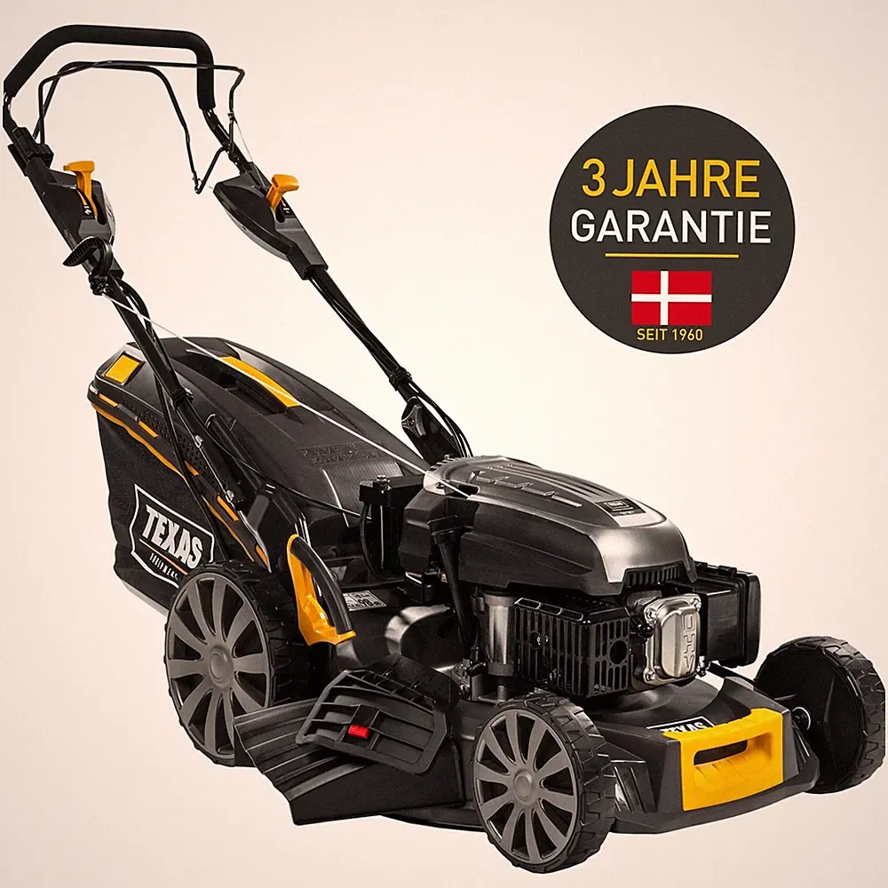 TEXAS Rasenmäher Benzin mit Antrieb Premium 5370TR/WE 4in1 196cm³ 4,9PS E-Start