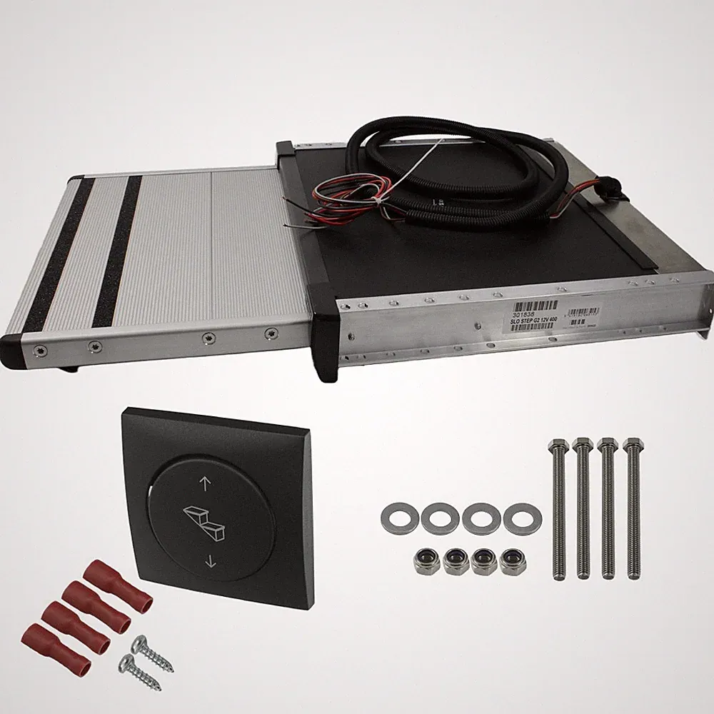THULE Slide Out 12V G2 400 ALU elektrische Trittstufe Einstieg Wohnmobil Camper