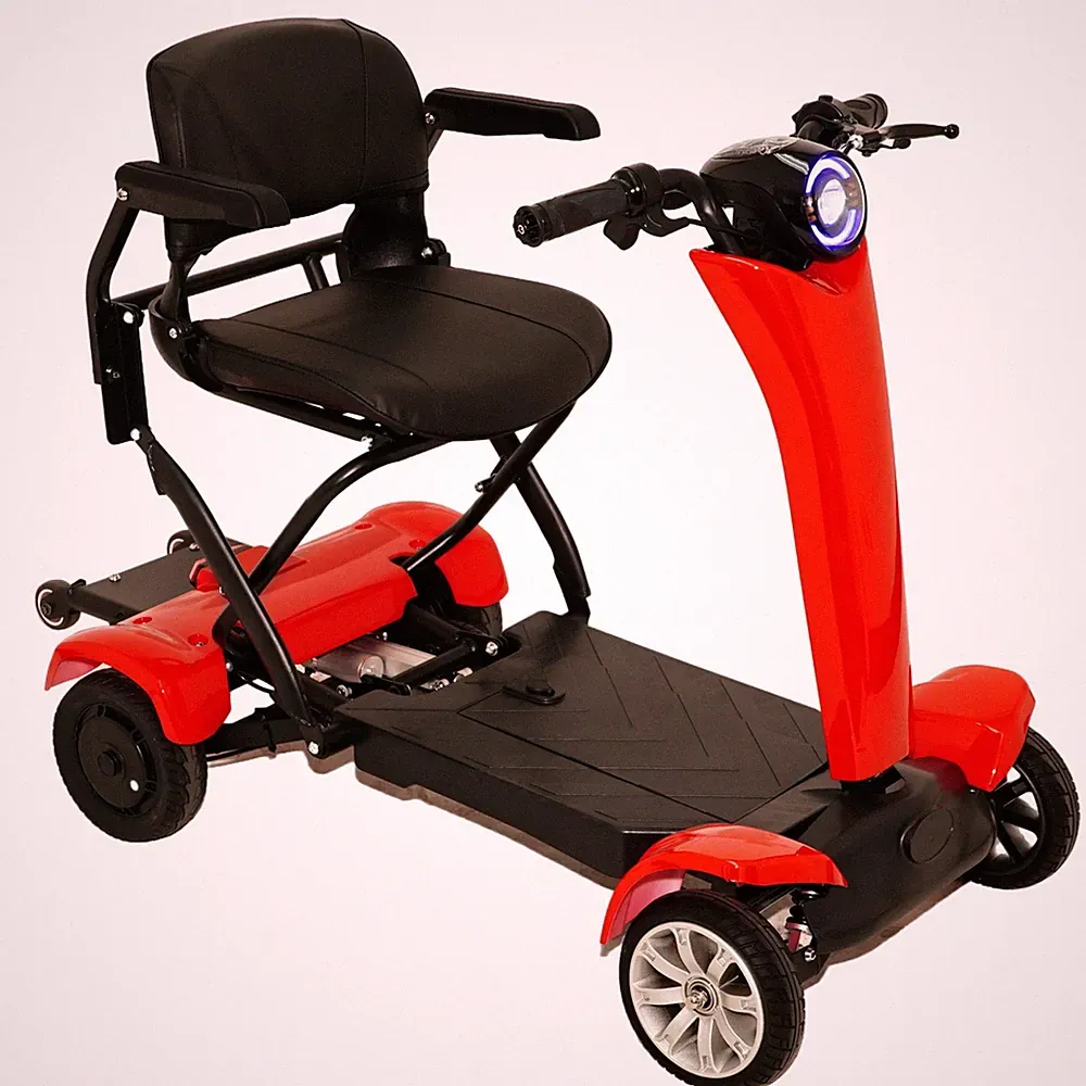 Urban Hopper Elektro Seniorenmobil Elektrisch-Faltbar Mobilitätshilfe Rot 6kmh