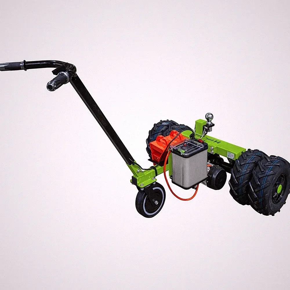 Zipper Anhänger-Rangierwagen ZI-ARW2000 Zuglast 2 tonnen Stützlast 750kg 40 Volt